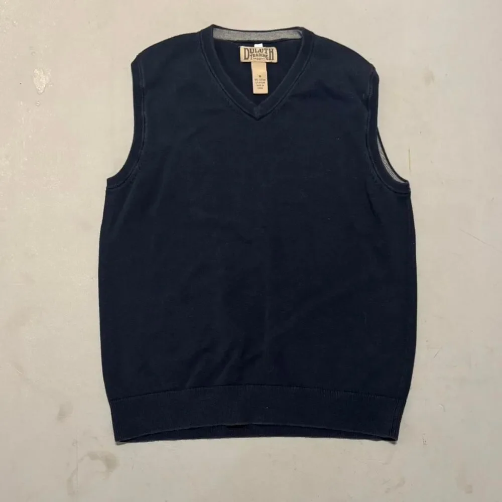 Duluth-trading-company Men's Navy and Black Jumper